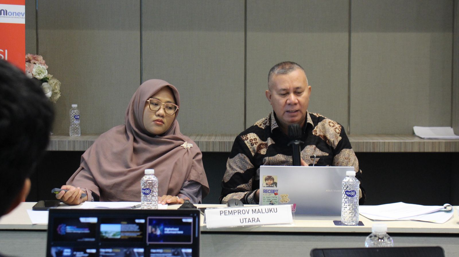 Pemerintah Provinsi Maluku Utara Mengikuti Uji Publik Monev Keterbukaan Informasi